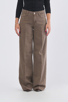 Jeans W5RA96 WFD53 palazzo W5RA96 WFD53 FN8J WASHED TAUPE MULTI GUESS