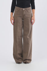 Jeans W5RA96 WFD53 palazzo W5RA96 WFD53 FN8J WASHED TAUPE MULTI GUESS