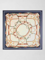Foulard Donna Kefiah Stampa Grafica Blu AW5444 POL01 BLUE GUESS 