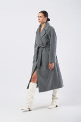 Cappotto TEMPERA 25250160826  orsetto lana/alpaca TEMPERA 25250160826 005 GRIGIO WEEKEND
