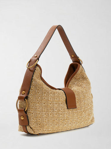 Borsa a spalla Camden HWRB93 08180 NATURAL/COGNAC GUESS 