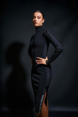 Abito AM03S56E2 di maglia AM03S56E2 EF3 NERO/MILK ELISABETTA FRANCHI