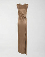 Abito Elisabetta Franchi Red Carpet Regular Fit ABR2461E2 229 ARGILLA ELISABETTA FRANCHI 