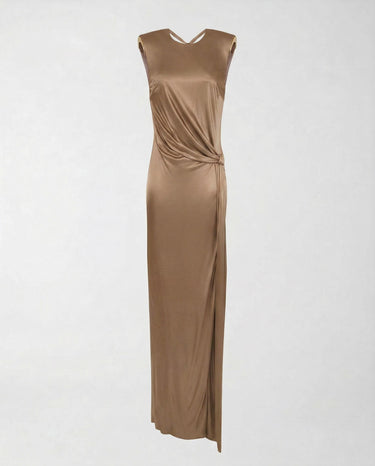 Abito Elisabetta Franchi Red Carpet Regular Fit ABR2461E2 229 ARGILLA ELISABETTA FRANCHI 