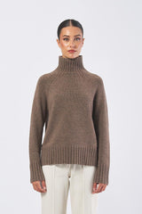 Maglia MANTOVA 25293660536 filato fana e cashmere MANTOVA 25293660536 007 VISONE MEL MAX MARA 