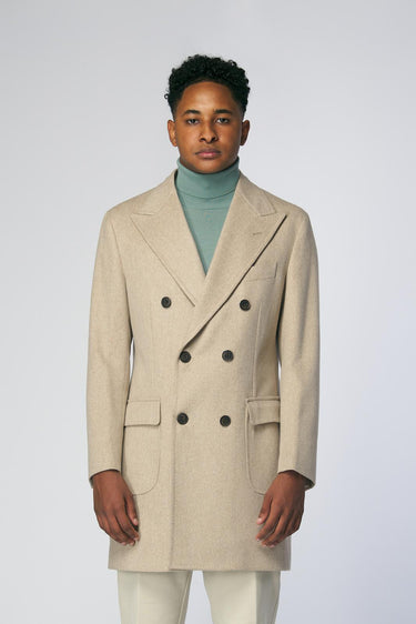 Cappotto Doppiopetto Beige