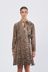 Abito alanis 5YGK28 7298A P1TO CHARMING LEOPARD GUESS BY MARCIANO