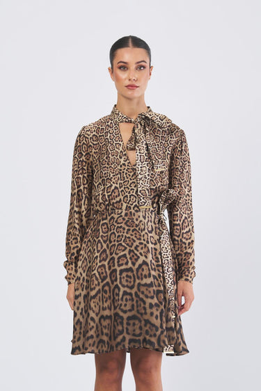Abito alanis 5YGK28 7298A P1TO CHARMING LEOPARD GUESS BY MARCIANO
