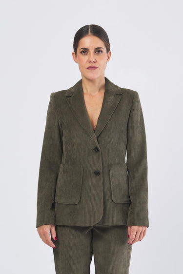 Blazer BINO 252504606 velluto a coste stretch BINO 252504606 005 CACHI SCURO EMME MARELLA 