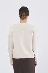 Maglia D81057 intarsio D81057 BURRO ECO