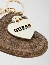 Portachiavi Yesba con logo 4G Marrone RW7543 P6101 LATTE LOGO GUESS 