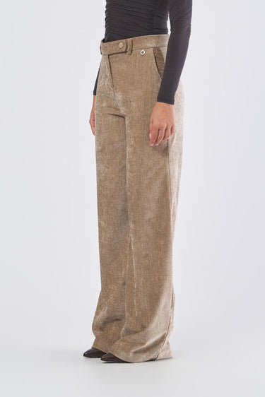 Pantalone EC21885U532 palazzo EC21885U532 ALMOND ECO