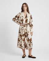 Vestito Midi con Stampa PBBBOARIO 2611221163 001 FONDO AVORIO PENNY BLACK 