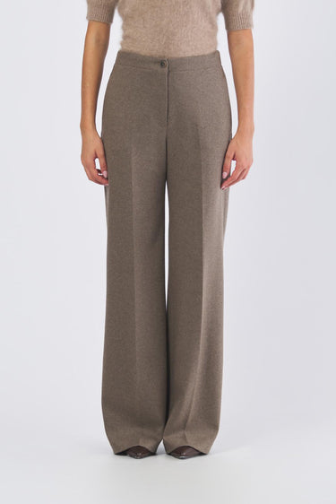 Pantalone PT1173130101 flanella in maglia schiacciata PT1173130101 055 FANGO SEVENTY 
