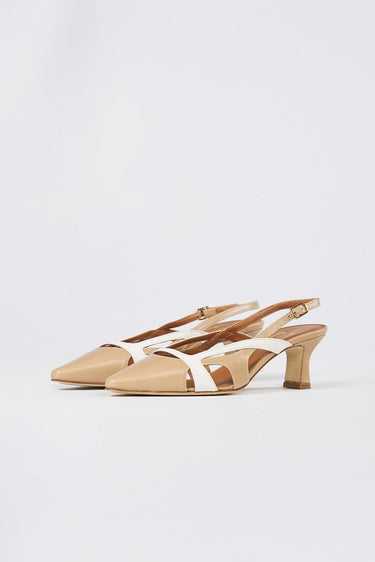 Dècolletè forma 3185 suola 55 BE732 BE732 FONDOTINTA/OFF WHITE NINNI D. 