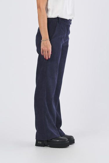 Pantalone DESTINO 252513605 velluto a coste stretch DESTINO 252513605 008 BLU EMME MARELLA 