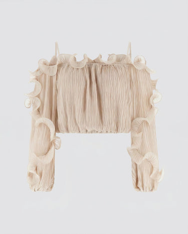 Camicia Guess Gabriella - Design a spalle scese W6RH29 WI342 F1PV LIGHT OAK MULTI GUESS 