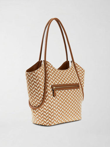 Borsa Shopping Tessi HWWG76 91230 COGNAC MULTI GUESS 