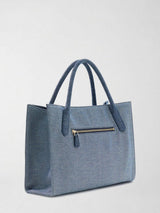 Borsa a mano Jodi Tote Blu Denim HWDM97 69220 DENIM MULTI GUESS 