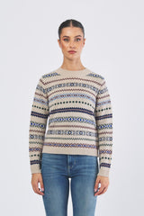 Maglia QUIRITE 25253663026  filato alpaca/lana QUIRITE 25253663026 025 FAIRISLE WORK WEEKEND