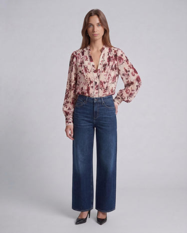 Jeans Guess Bellflower - Denim Wide Relaxed a Vita Alta W6RA82 D3Y0L SAPPHIRE CLEAN GUESS 