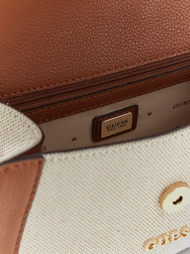 Borsa karnilla HWAG97 19190 NATURAL/COGNAC GUESS 