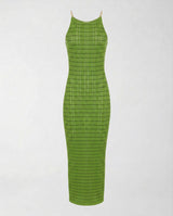 Abito in maglia Elisabetta Franchi Aderente AM29Q62E2 FA1 ALOE/NERO ELISABETTA FRANCHI 