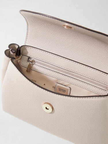 Borsa a Mano Donna Saffiano Grigio Chiaro HWBG96 64200 LIGHT TAUPE GUESS 