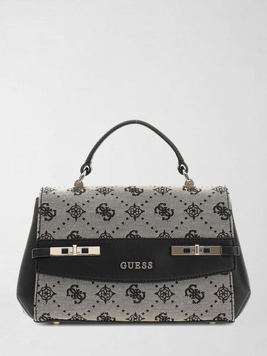 Borsa a Mano Melinda Logo Nero HWJP99 02200 BLACK LOGO GUESS 