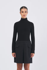 Abito ASHLEY  c/corpino in maglia ASHLEY 0700 NERO NENETTE 