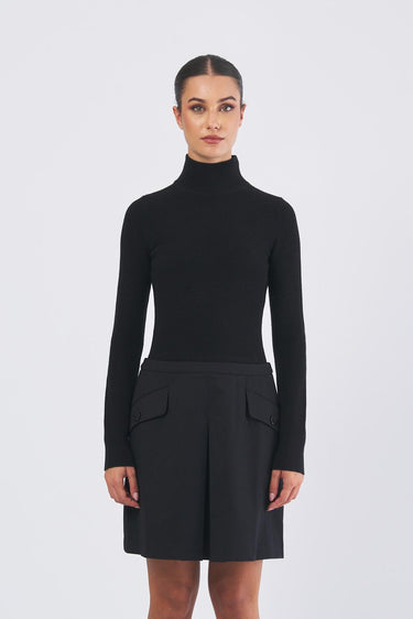 Abito ASHLEY  c/corpino in maglia ASHLEY 0700 NERO NENETTE 