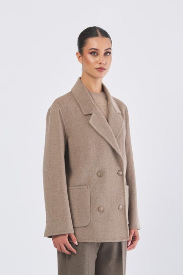 Cappotto CP0562150959 doppia lana CP0562150959 054 FANGO SEVENTY 