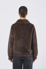 Cappotto PE0253520292 ecopelliccia leggera sfoderata PE0253520292 240 MARRONE SEVENTY