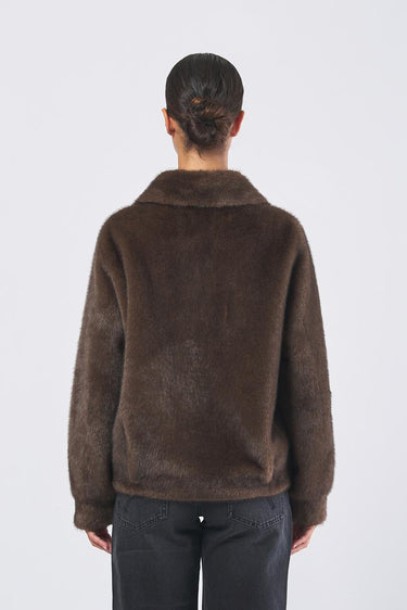 Cappotto PE0253520292 ecopelliccia leggera sfoderata PE0253520292 240 MARRONE SEVENTY