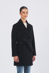 Cappotto ERSILIA 252301608 drap lana cachemire ERSILIA 252301608 003 NERO MARELLA