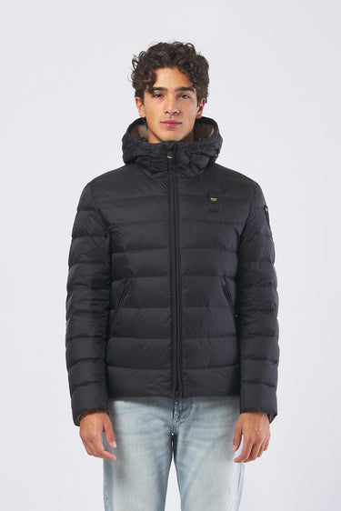 Giubbotto acton 25WBLUC03086-006047 999EI NERO INT. BEIGE BLAUER