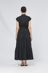 Abito BAIRO 251622110260 popeline di puro cotone BAIRO 251622110260 004 NERO MAX MARA 