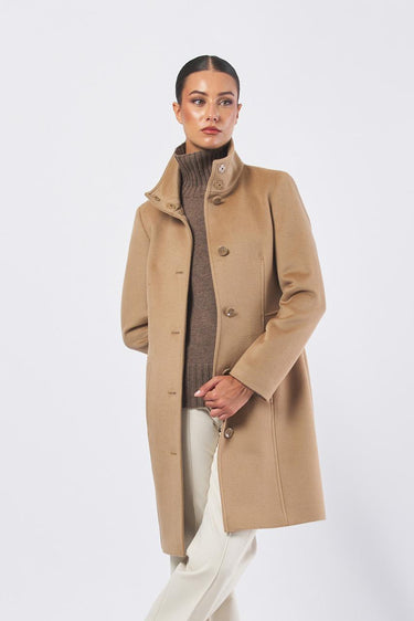 Cappotto LIZ 2521016013 drap lana LIZ 2521016013 012 CAMMELLO PENNY BLACK 