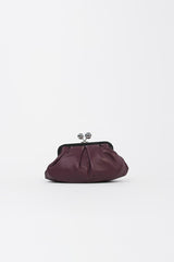 Pochette PRATI 25255162046 nappa lucida PRATI 25255162046 074 BURGUNDY WEEKEND