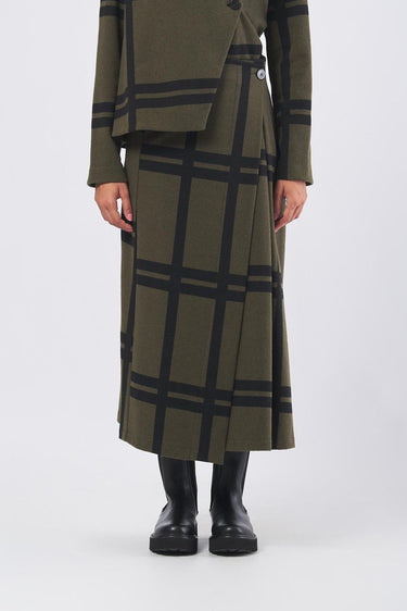 Gonna portafoglio S113BM S113BM MAXICHECK BRUSH NEIRAMI