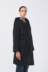 Cappotto NEWMANG 25260160616 drap pura lana NEWMANG 25260160616 013 NERO MAX MARA