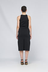 Abito PIRENEI filato viscosa stretch PIRENEI 251632102260 004 NERO MAX MARA 