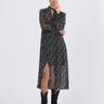 Abito SGRONDO 2521226053 creponne di poliestere stampato SGRONDO 2521226053 002 CATENA FONDO PENNY BLACK 