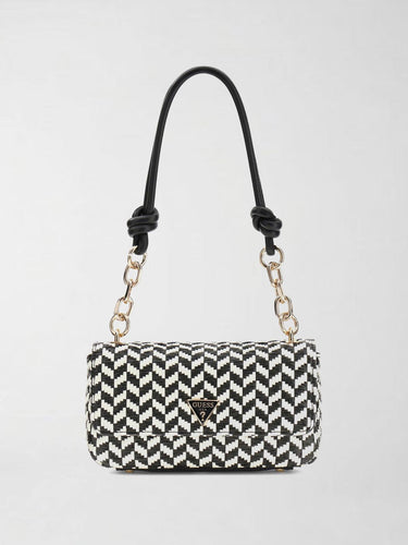 Borsa a Tracolla Tessi HWWG76 91190 BLACK MULTI GUESS 
