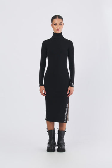 Abito AM03S56E2 di maglia AM03S56E2 EF3 NERO/MILK ELISABETTA FRANCHI