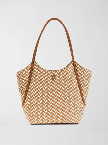 Borsa Shopping Tessi HWWG76 91230 COGNAC MULTI GUESS