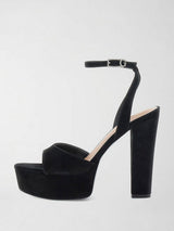 Sandali in suede Hitten FLPHIT SUE03 BLACK GUESS 