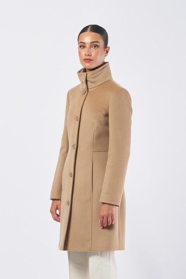 Cappotto LIZ 2521016013 drap lana LIZ 2521016013 012 CAMMELLO PENNY BLACK