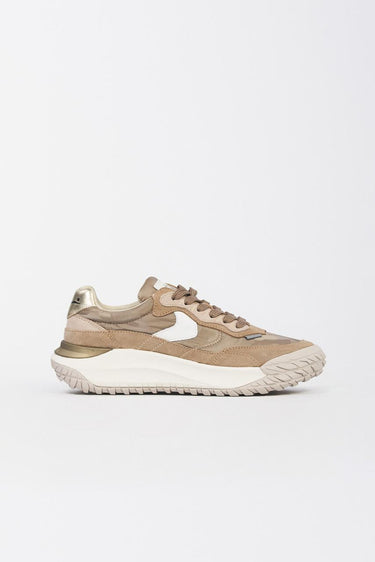Sneaker 2019685-02 club act 2019685-02 4D67 LIGHT BROWN-GOLD VOILE BLANCHE