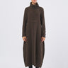 Abito lungo collo alto D008MS D008MS TABACCO NEIRAMI 